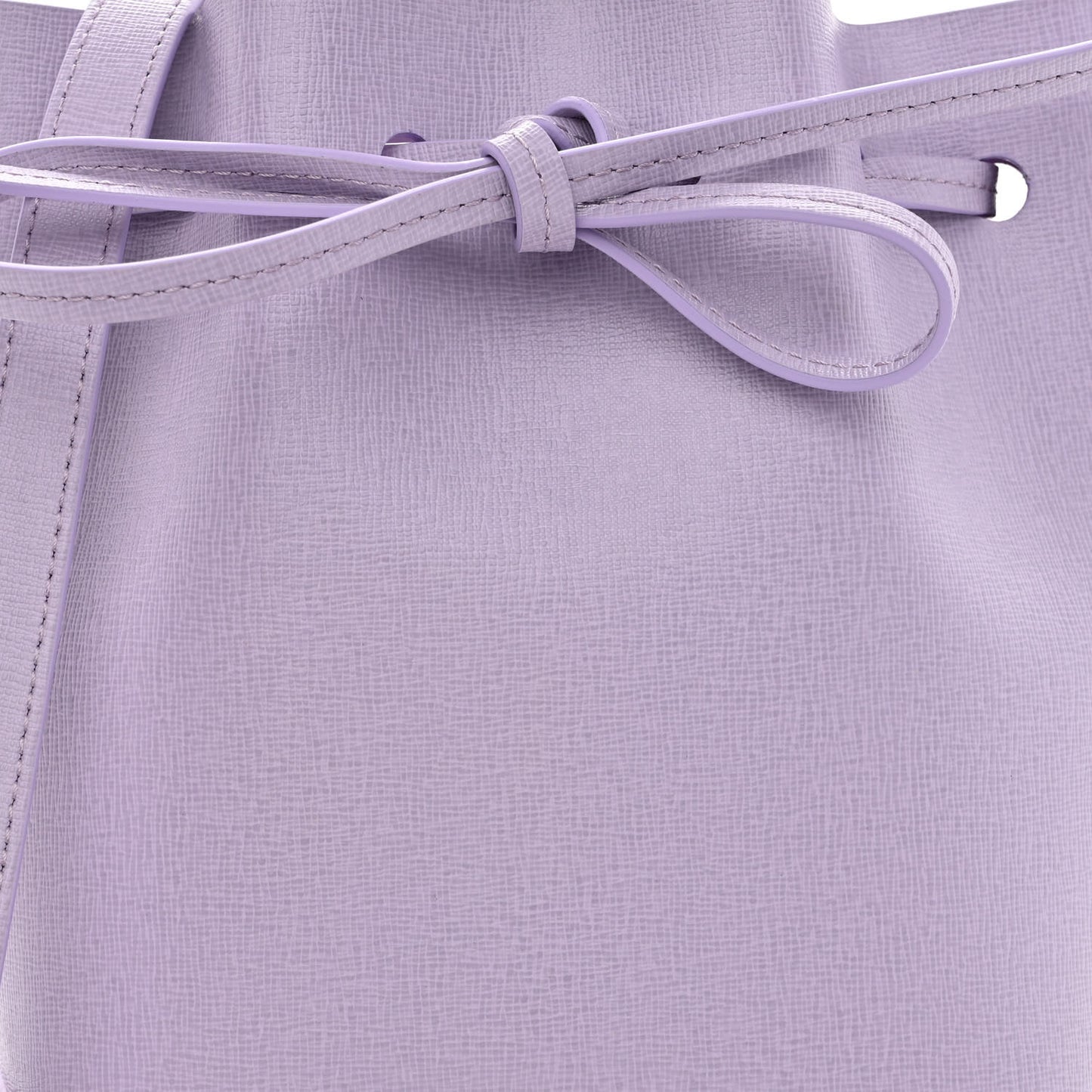 Saffiano Mini Bucket Bag Lavender