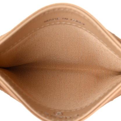 Chanel Caviar Quilted Card Holder Beige 5 of 9