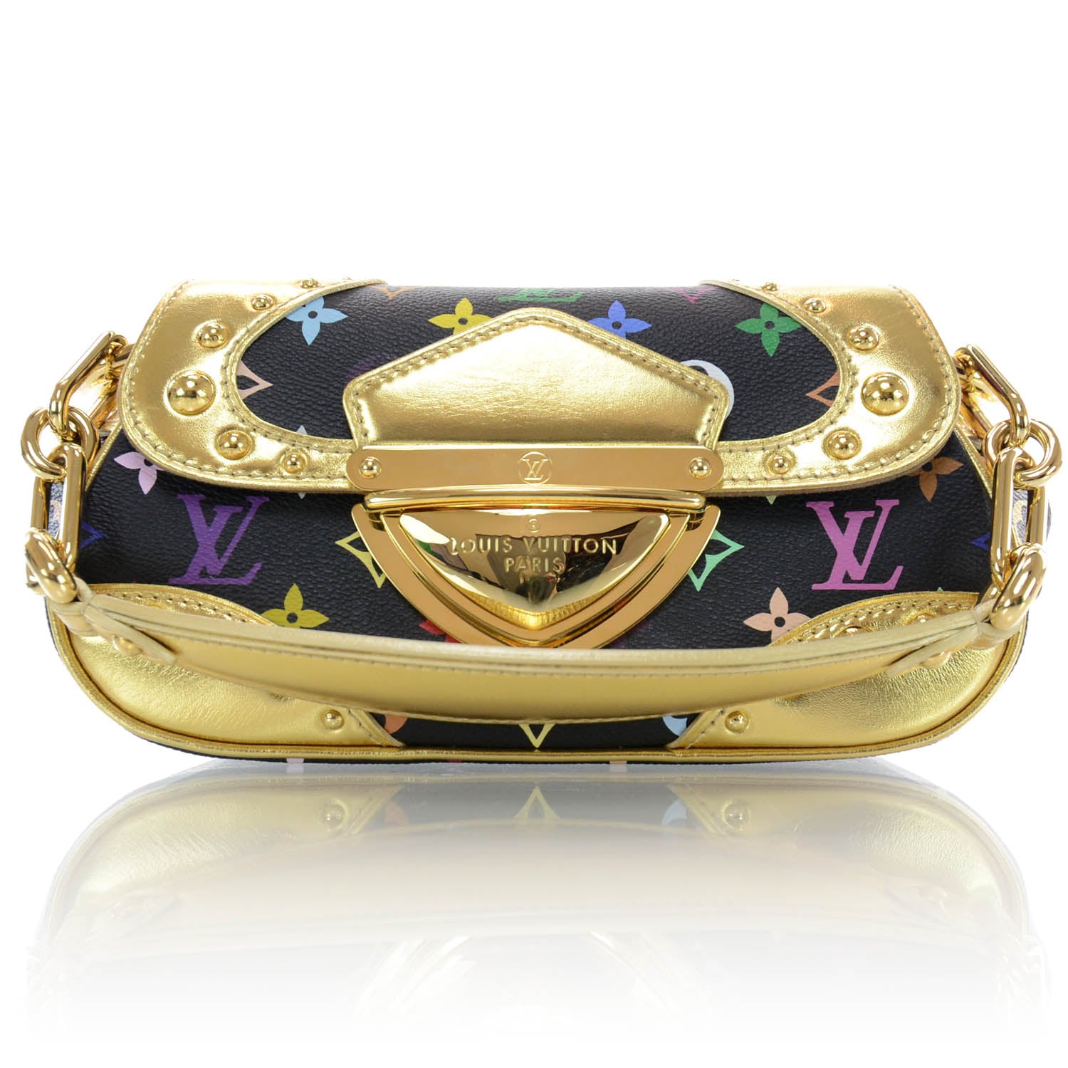 Louis Vuitton Monogram Multicolor Marilyn Black Gold 1 of 7