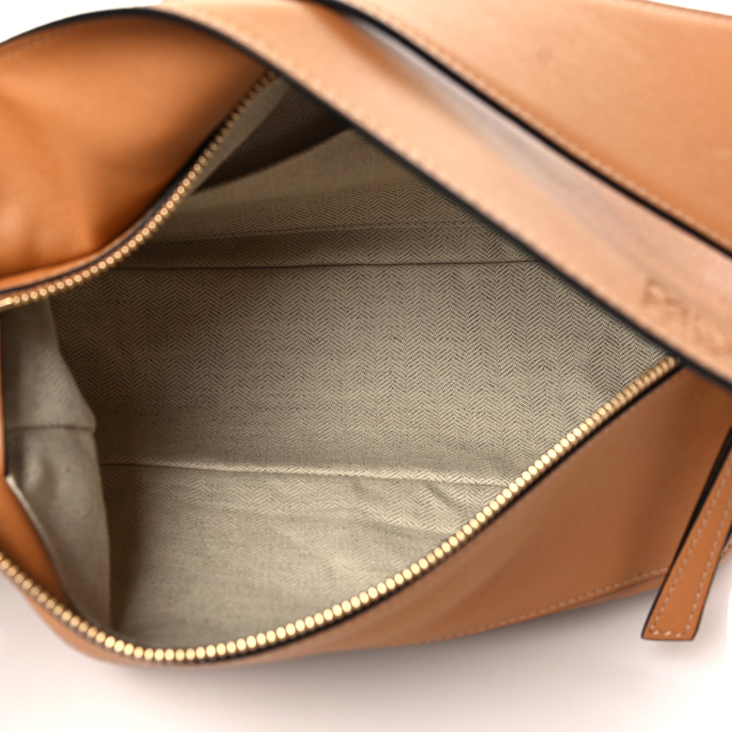 Calfskin Puzzle Hobo Tan