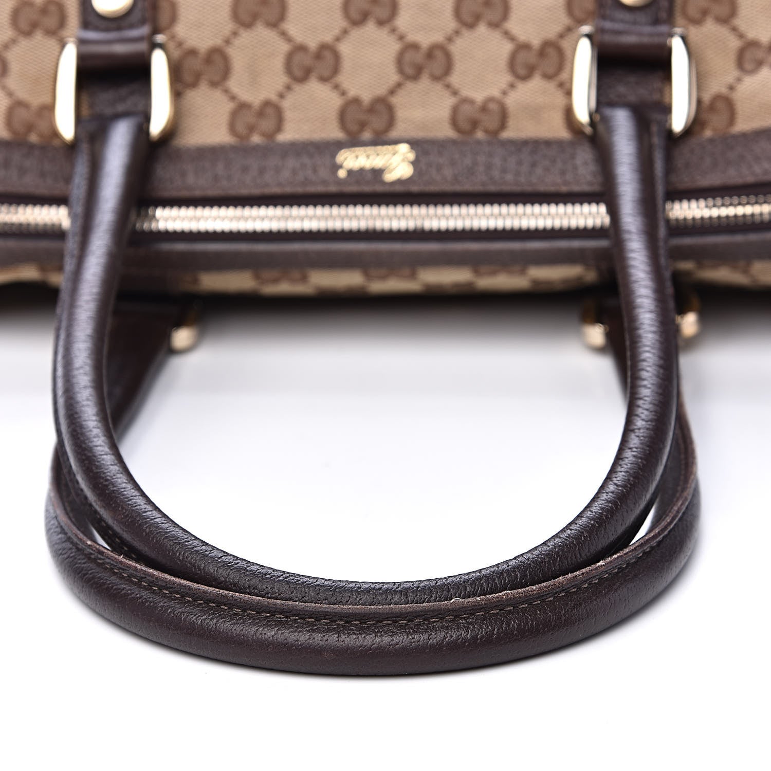 Gucci Monogram Small Abbey Boston Dark Brown 12 of 19