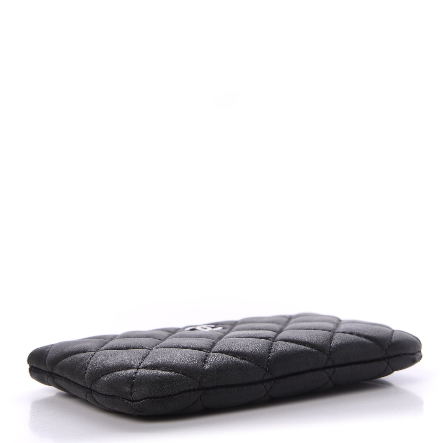 Chanel Lambskin Quilted Small Cosmetic Case Black 4 of 10