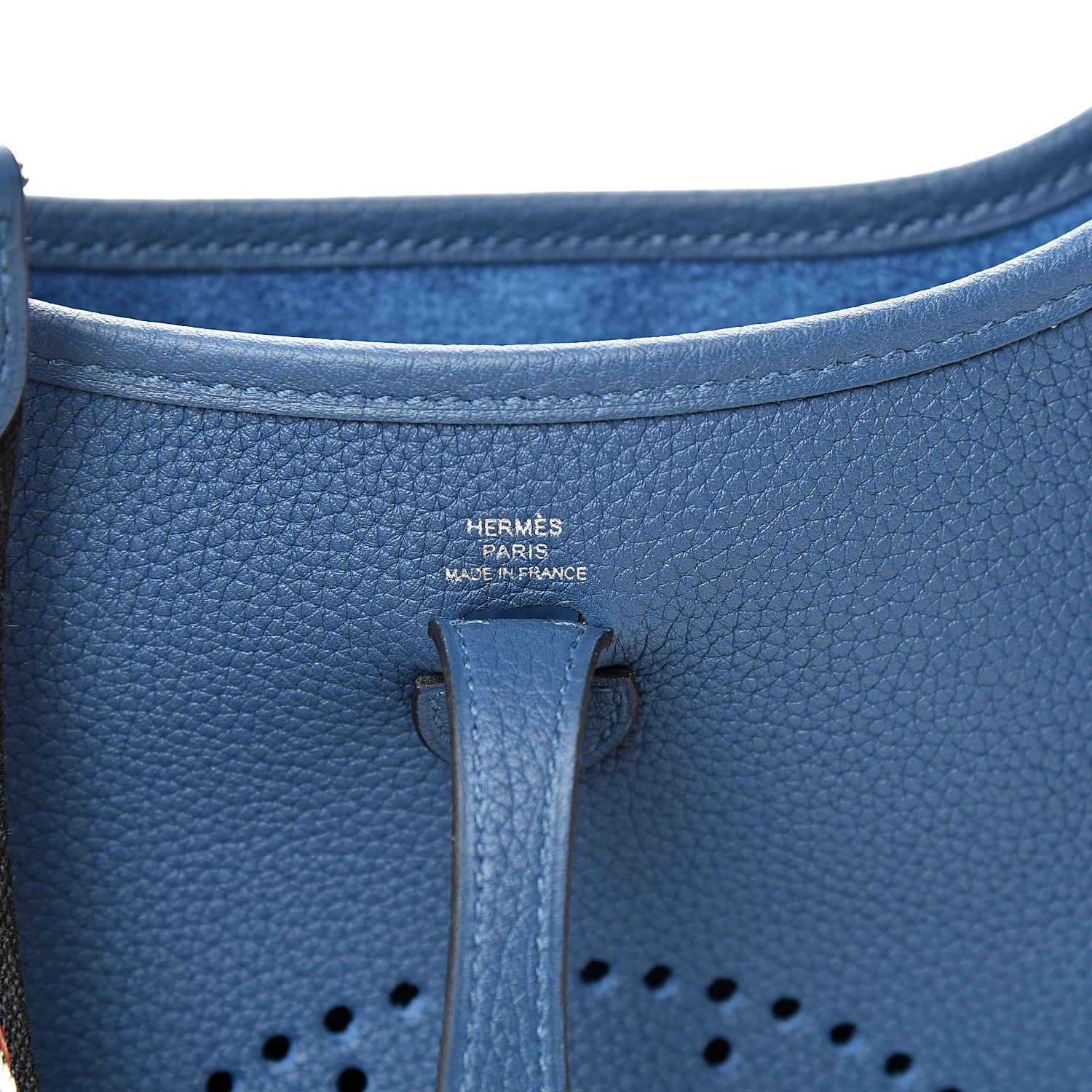 Hermes Taurillon Maurice Zigzag Evelyne TPM Deep Bleu Bleu Zellige Indigo Black 5 of 10
