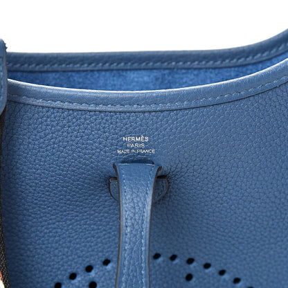 Hermes Taurillon Maurice Zigzag Evelyne TPM Deep Bleu Bleu Zellige Indigo Black 5 of 10