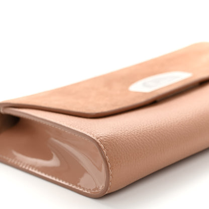 Christian Louboutin Veau Velours Calfskin Vero Dodat Clutch Nude 8 of 9