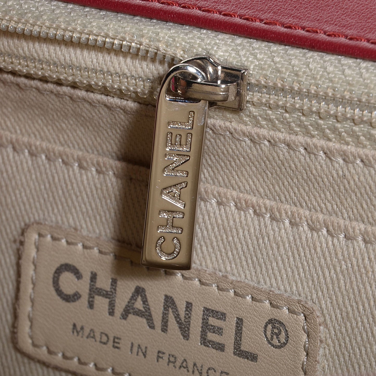Calfskin Quilted In the Business Flap Bag Dark Red