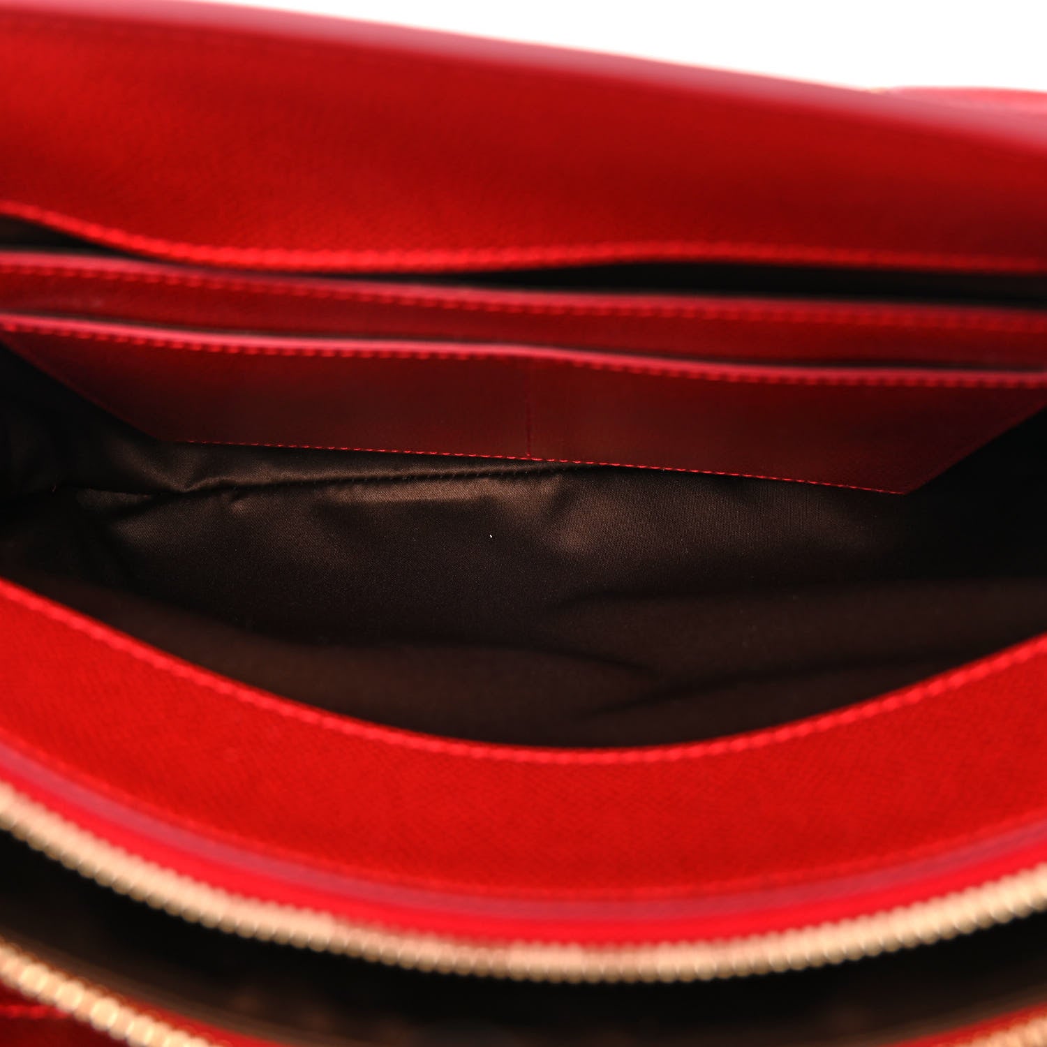 Salvatore Ferragamo Hammered Calfskin Today Satchel Lipstick 5 of 10