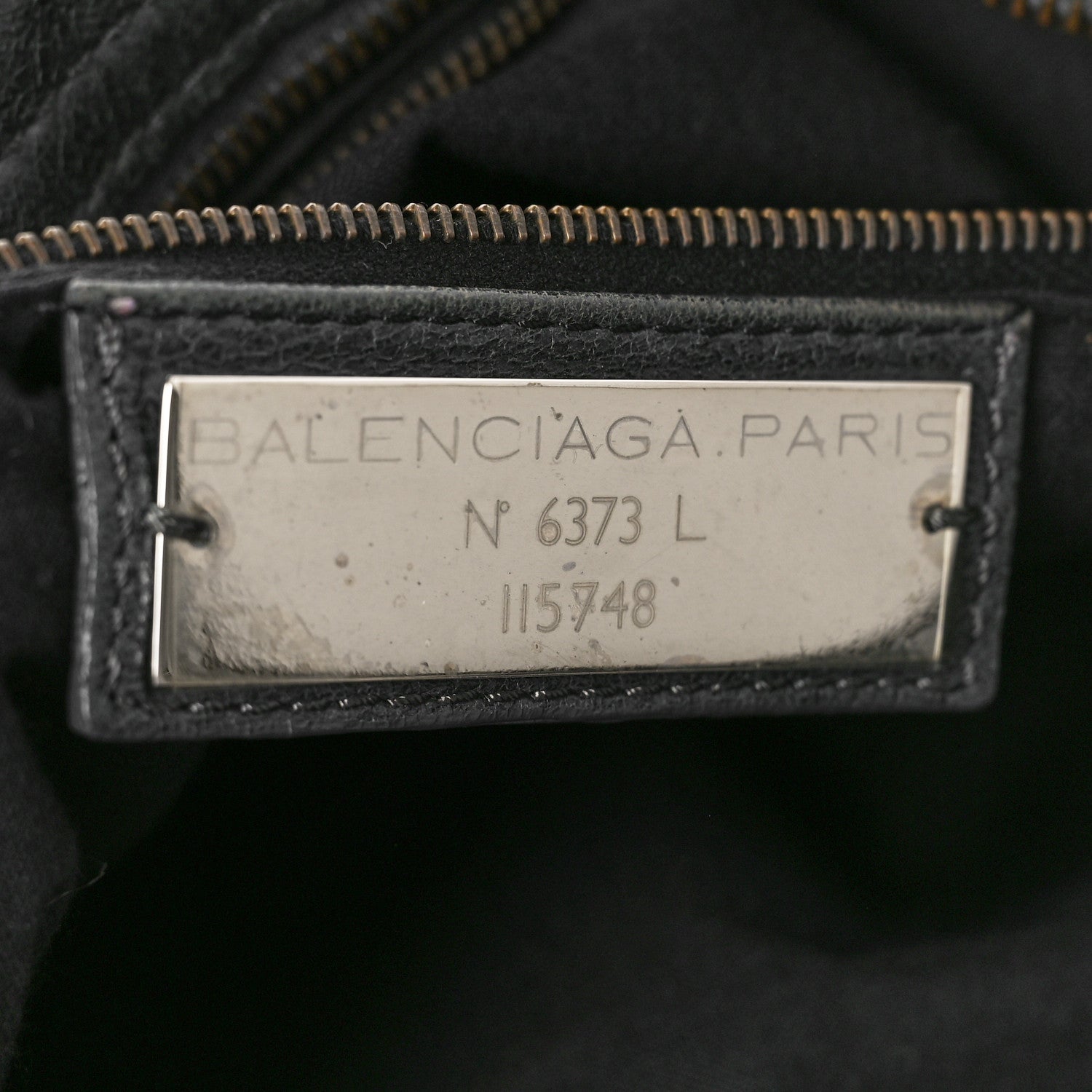Balenciaga Agneau Classic Hardware City Anthracite 6 of 8