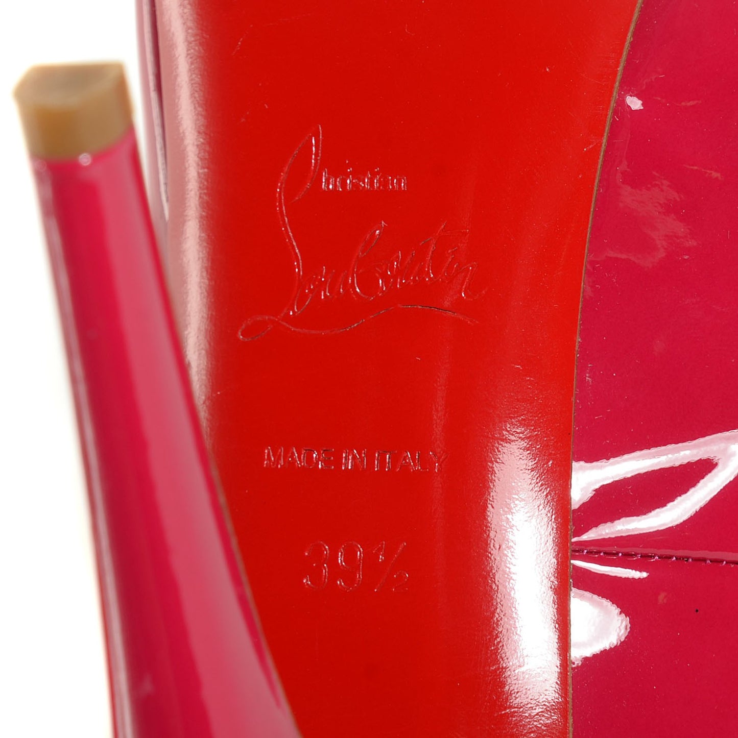 Patent Very Prive 120 Pumps 39.5 Fuchsia