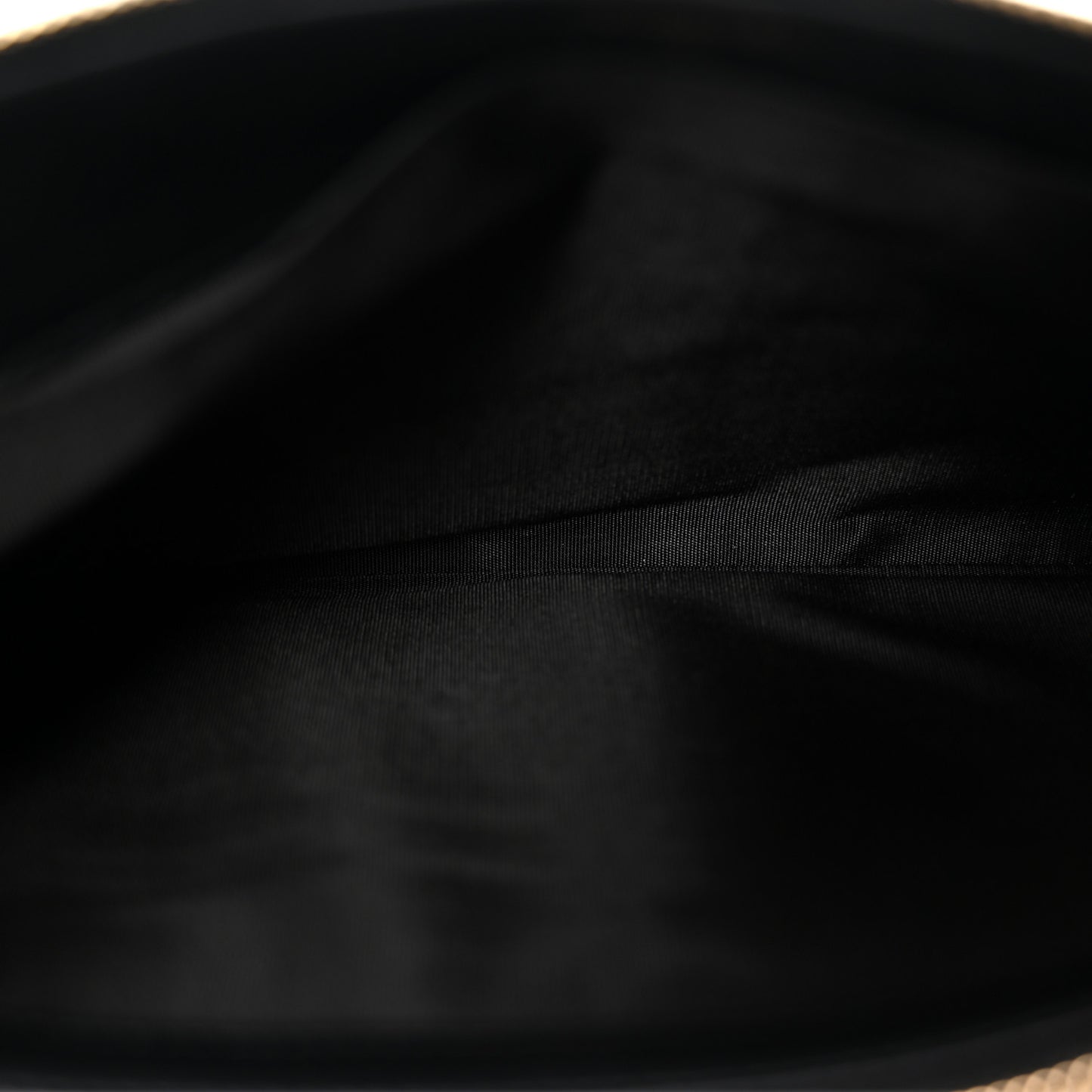 Caviar Quilted Small Zipped Boy Pouch Black