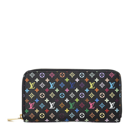 Louis Vuitton Monogram Multicolor Zippy Wallet Black 1 of 10