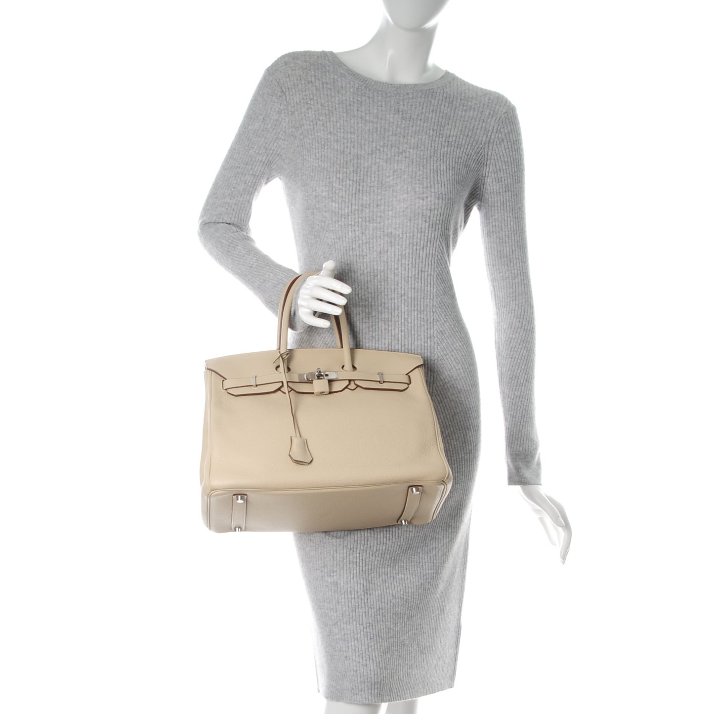 Taurillon Clemence Birkin 35 Parchemin