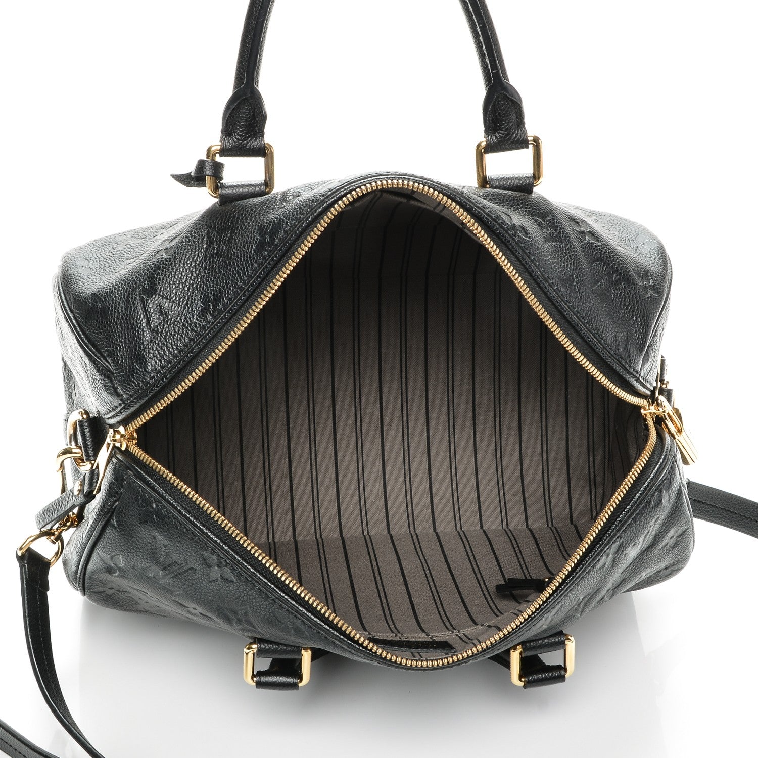 Louis Vuitton Empreinte Speedy Bandouliere 30 Black 5 of 7