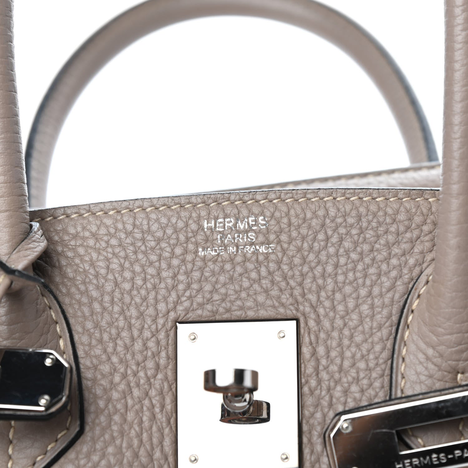 Hermes Togo Birkin 30 Gris Tourterelle 6 of 9