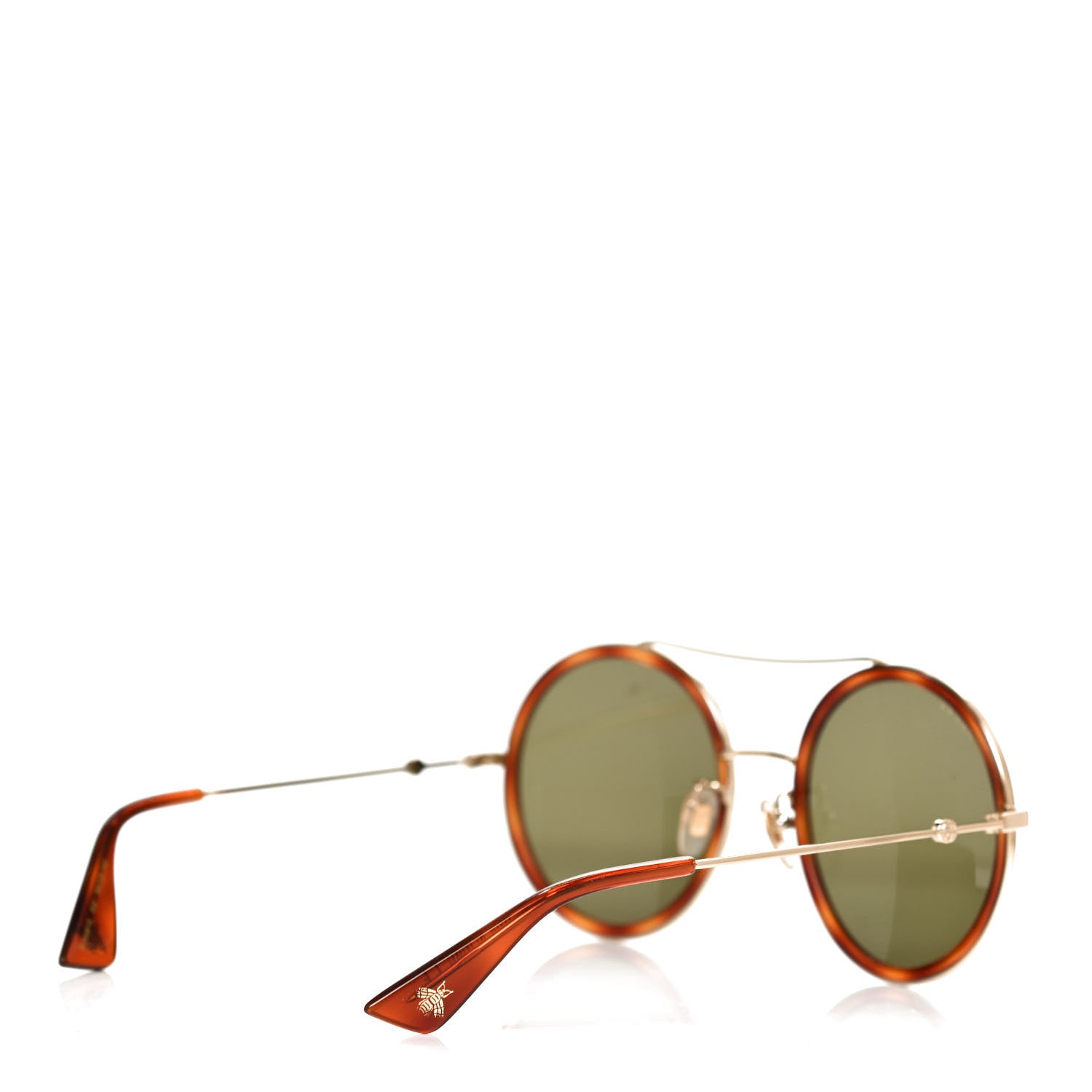 Gucci Round Sunglasses GG0061S Tortoise 4 of 9