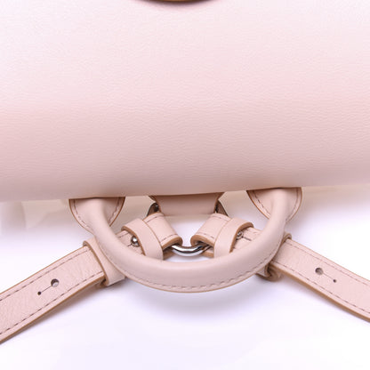 MCM Calfskin Ottomar Monogram Essential Small Backpack Pink Blush 22 of 30