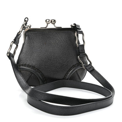 Burberry Goatskin Frame Crossbody Bag Grey 3 of 12