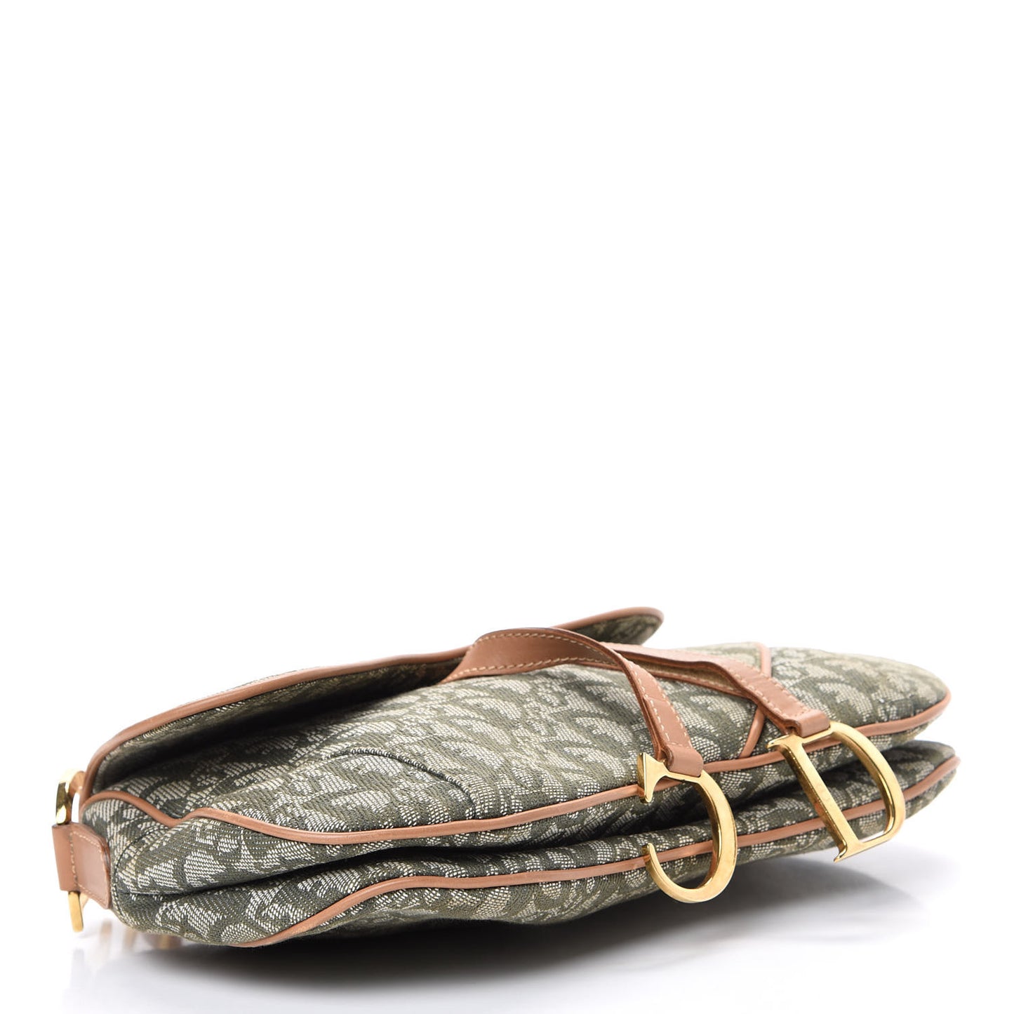 Monogram Double Saddle Bag Green