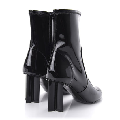 Louis Vuitton Patent Uniformes Silhouette Ankle Boots 36 Black 4 of 7