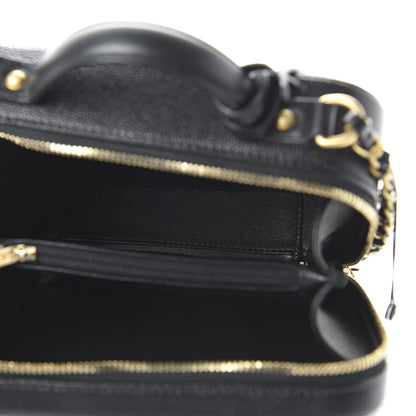 Chanel Caviar Quilted Medium CC Filigree Vanity Case Black 5 of 11