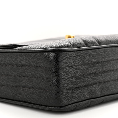 Chanel Caviar Vertical Quilted Flap Camera Bag Black 9 of 11