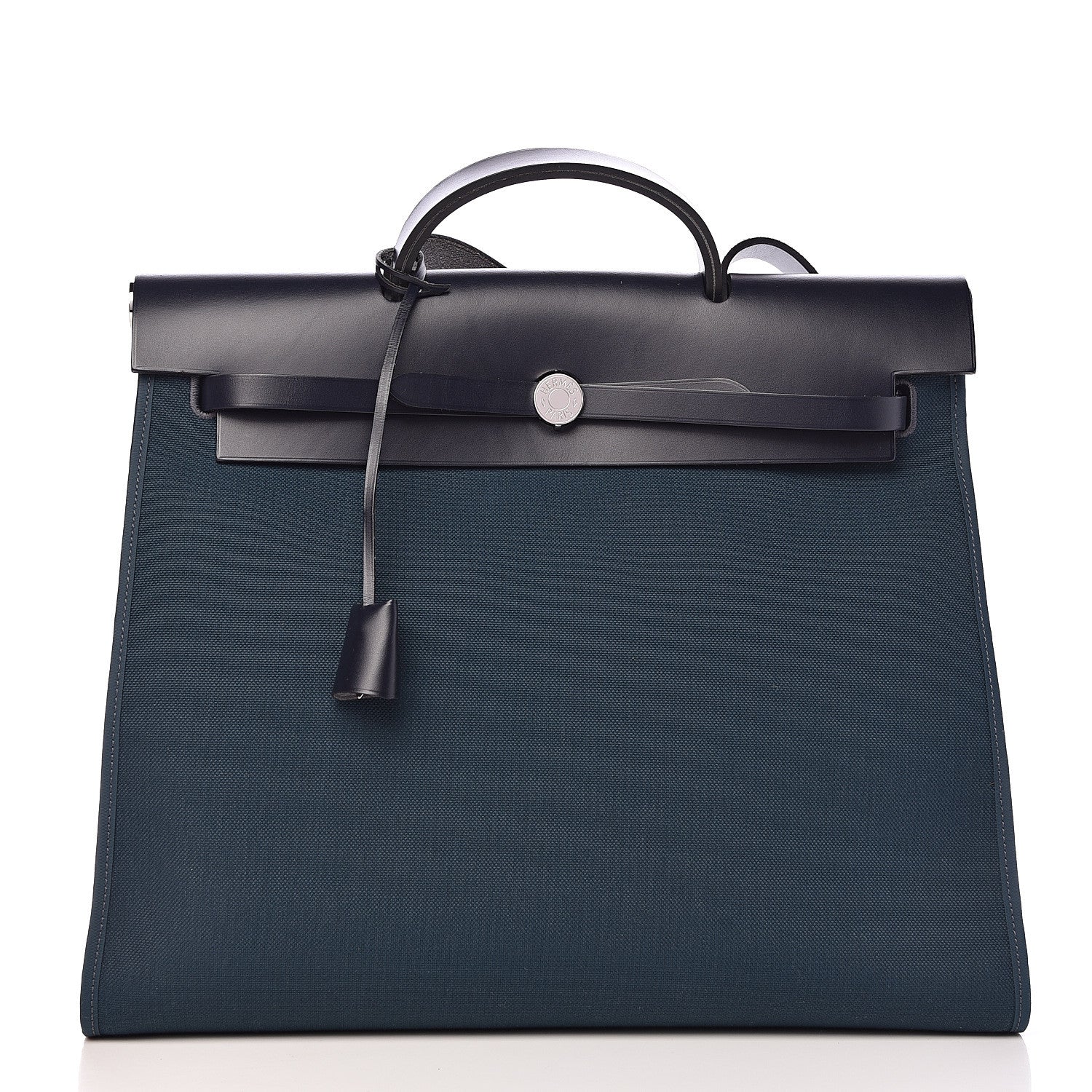 Hermes Toile Vache Hunter Herbag Zip 39 MM Bleu Nuit Bleu Ocean 3 of 12