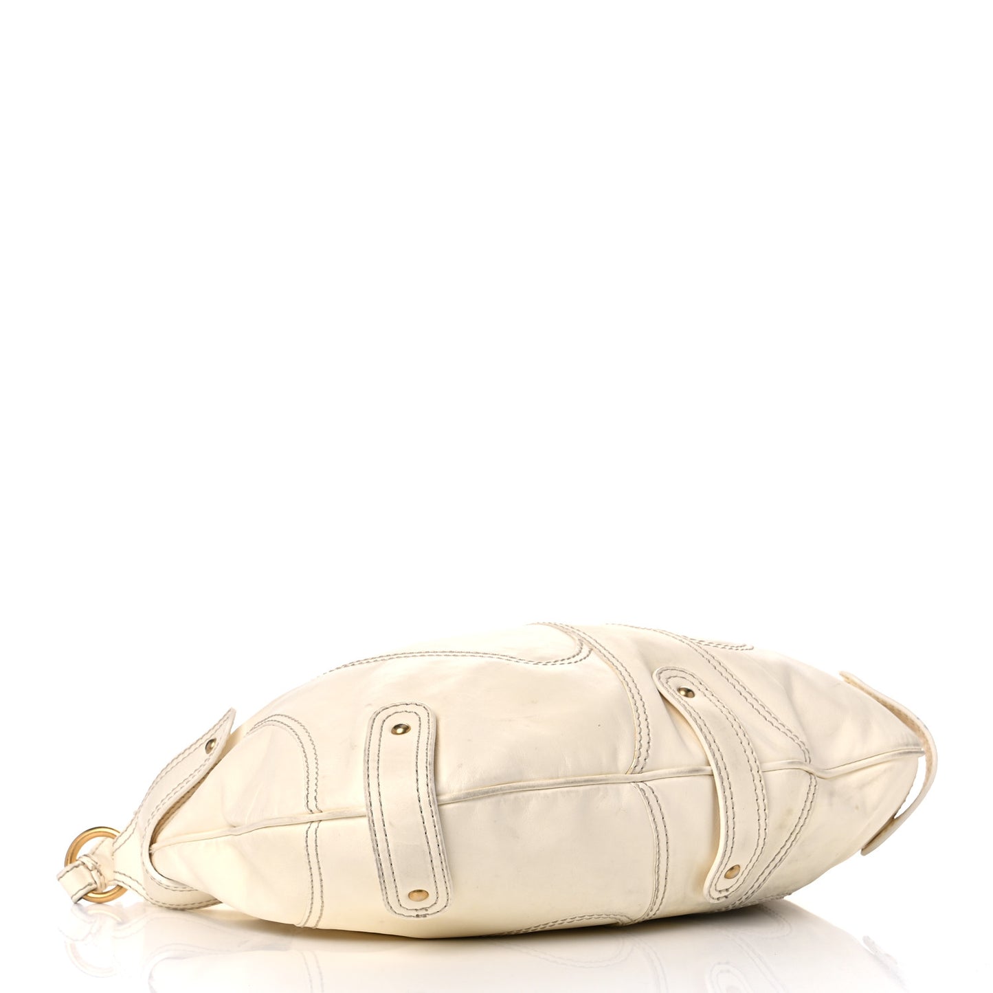 Lambskin Catch Hobo White
