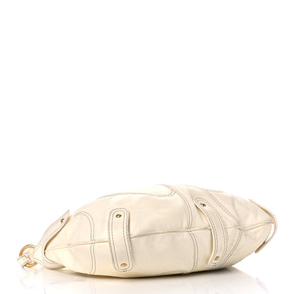 Valentino Garavani Lambskin Catch Hobo White 4 of 26