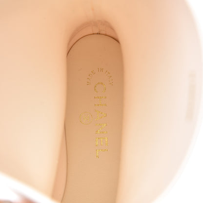 Chanel Rubber Rain Boots 40 Ivory Black 8 of 8