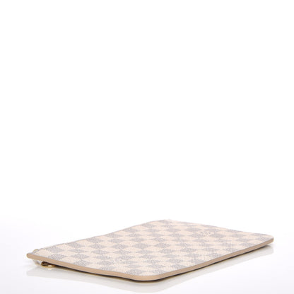 Louis Vuitton Damier Azur Neverfull MM GM Pochette Rose Ballerine 4 of 5