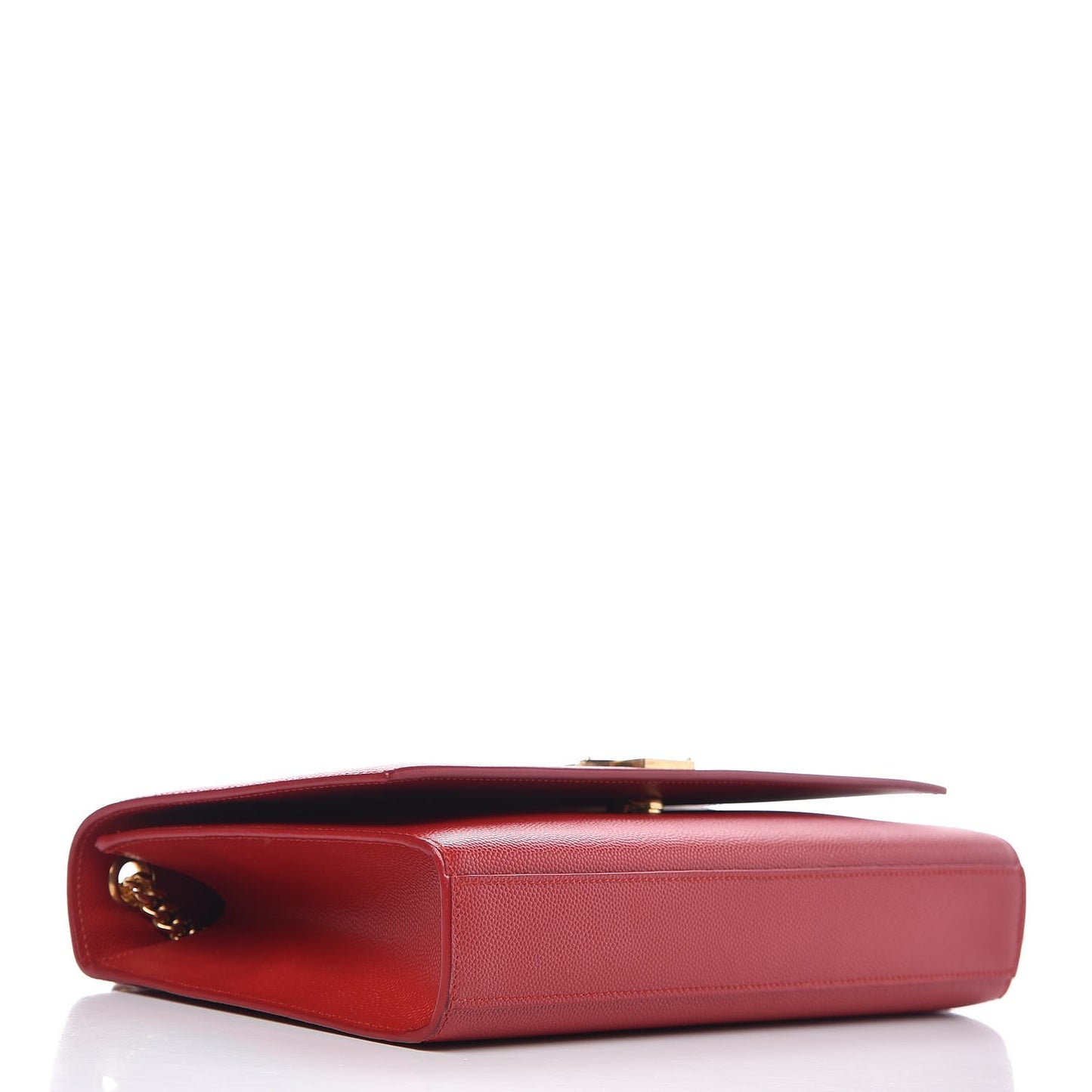 Grain De Poudre Medium Monogram Kate Satchel Red