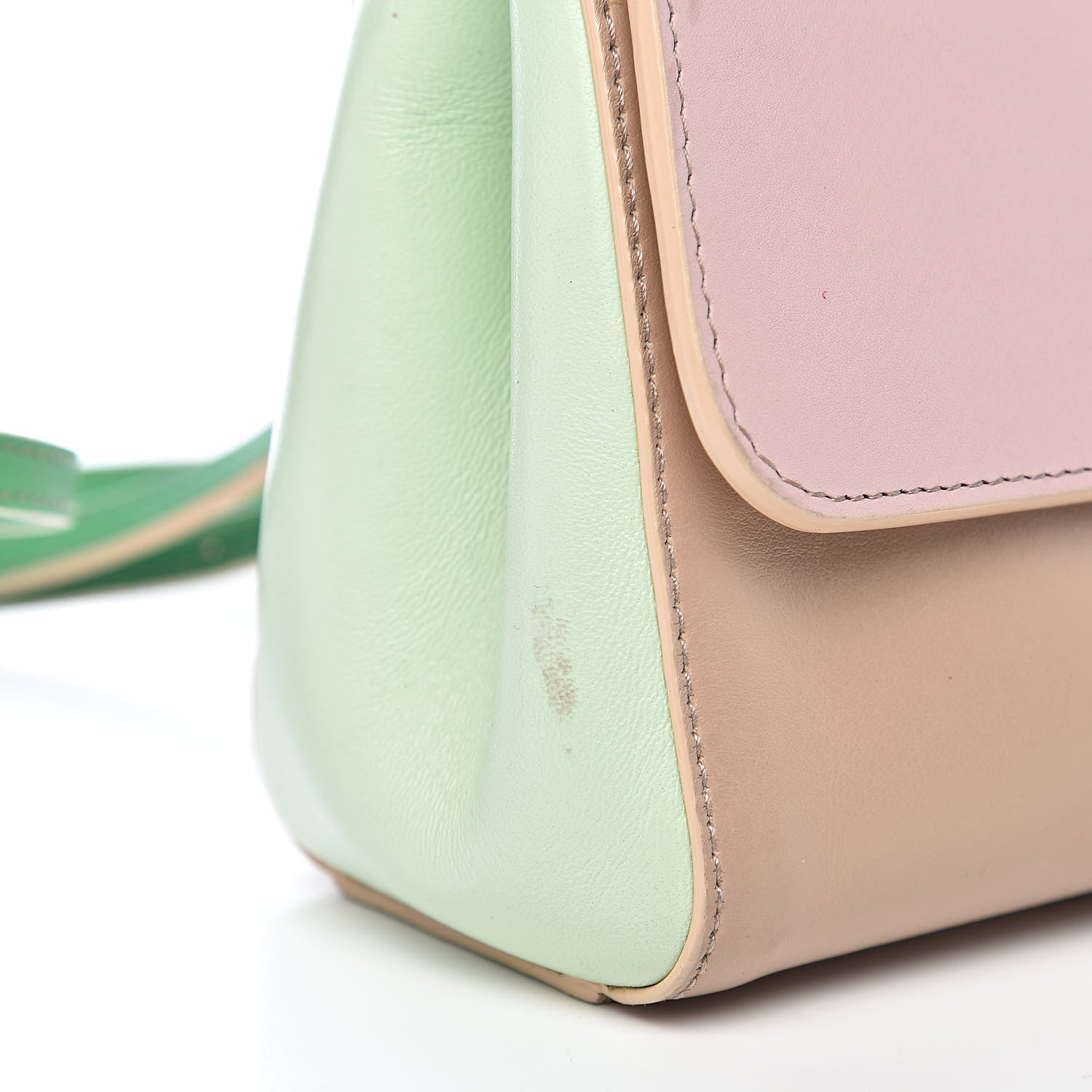 Dolce & Gabbana Dauphine Mini Miss Sicily Satchel Pink Green 16 of 21