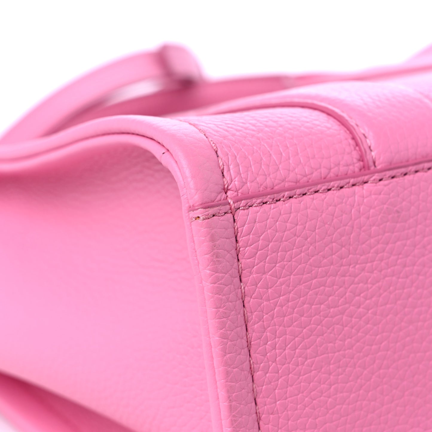 Grained Calfskin Small The Tote Bag Candy Pink