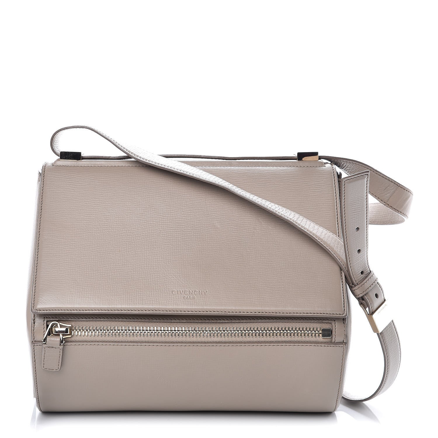 Givenchy Textured Calfskin Medium Pandora Box Crossbody Bag Taupe 1 of 11