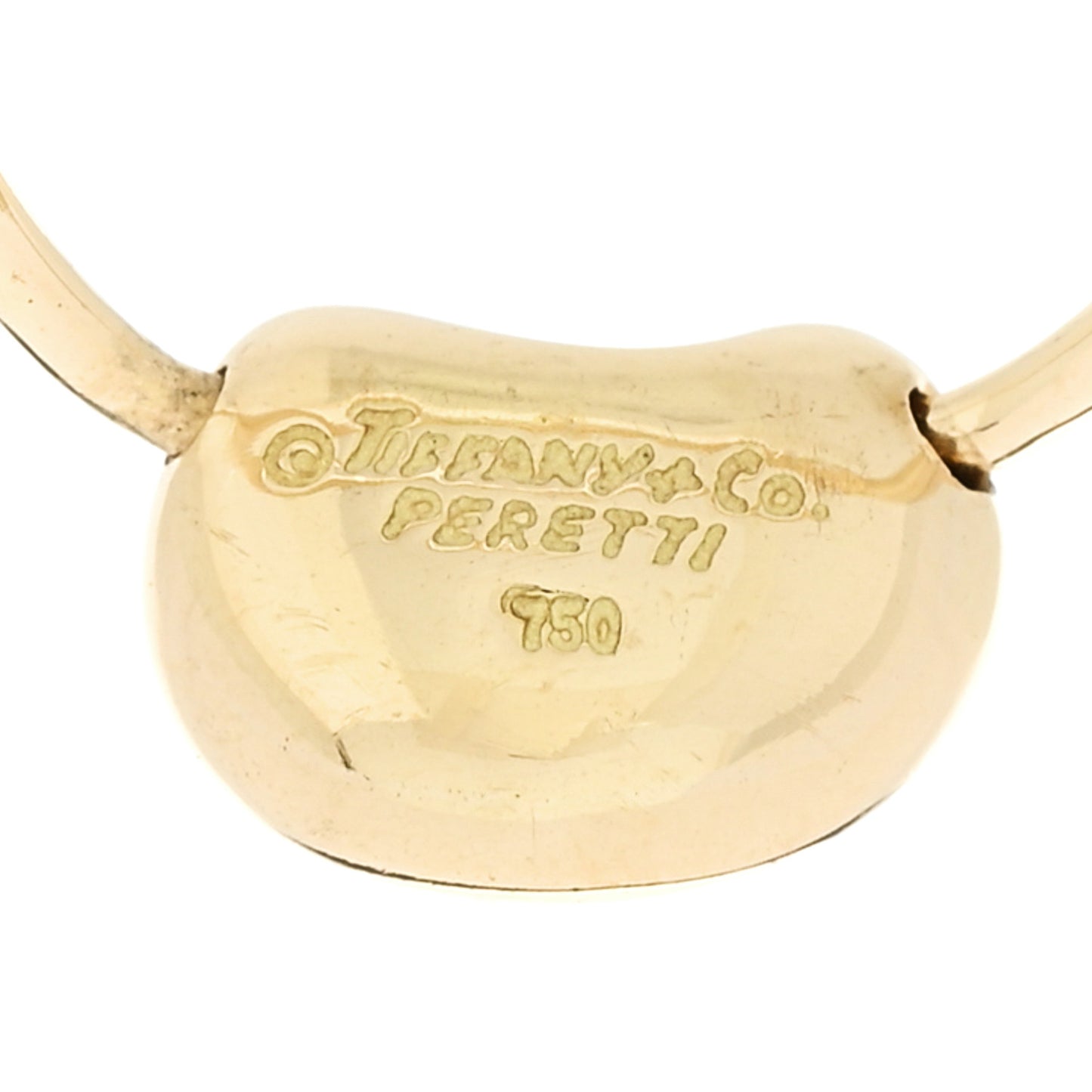 18K Yellow Gold Elsa Peretti Bean Ring 49 5