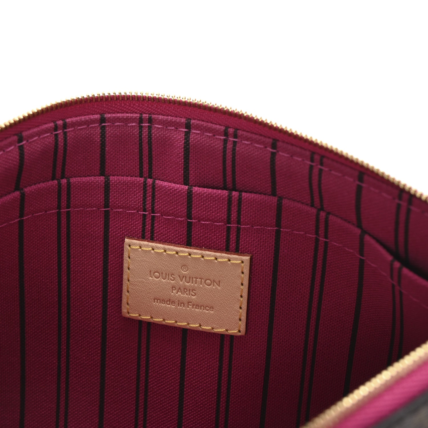 Louis Vuitton Monogram Neverfull MM GM Pochette Pivoine 6 of 6