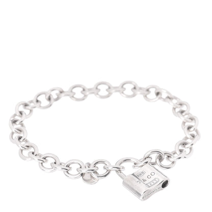 Tiffany Sterling Silver 1837 Lock Charm Bracelet 1 of 4