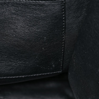Celine Velluto Calfskin Tri-Color Mini Luggage Vanilla 15 of 37