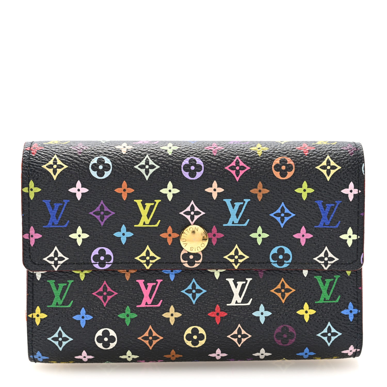 Louis Vuitton Monogram Multicolor Alexandra Wallet Black 1 of 6