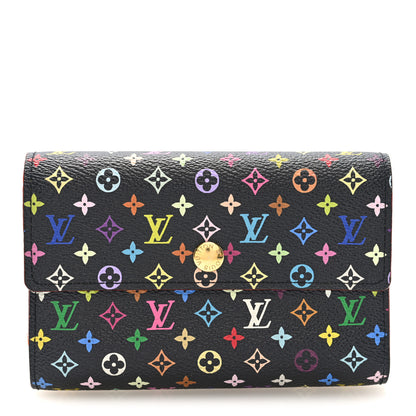 Louis Vuitton Monogram Multicolor Alexandra Wallet Black 1 of 6