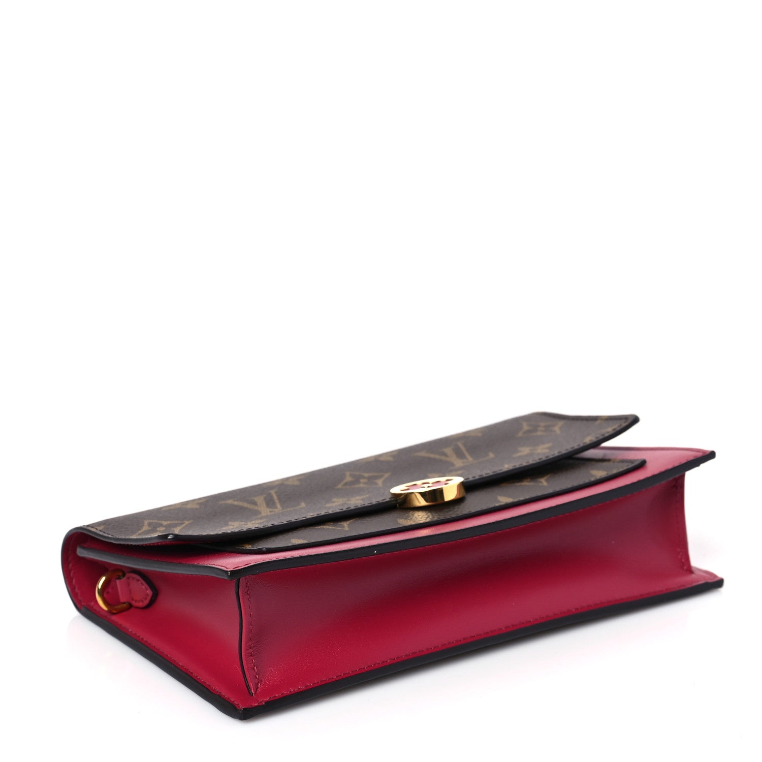 Louis Vuitton Monogram Flore Chain Wallet Fuchsia 6 of 15