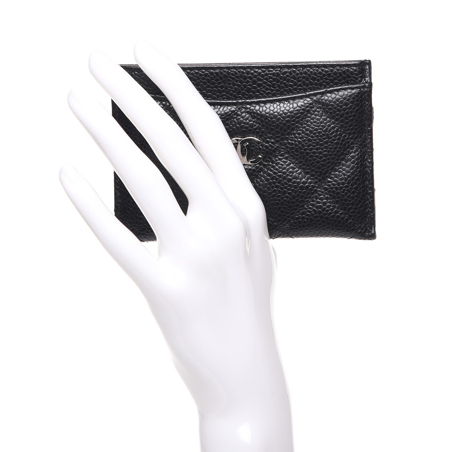 Chanel Caviar Quilted Card Holder Black 2 of 9