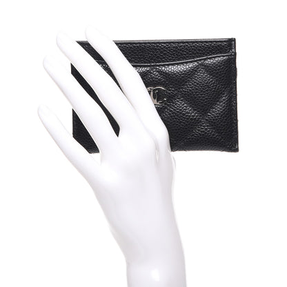 Chanel Caviar Quilted Card Holder Black 2 of 9