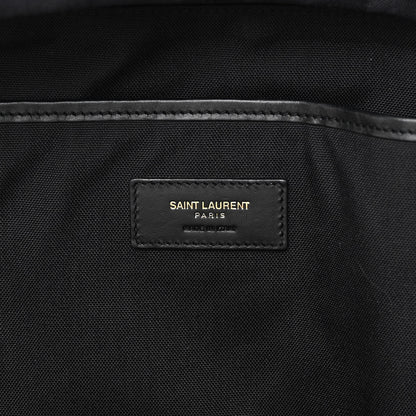 Saint Laurent Nylon Twill Dinosaur Print City Backpack Black Multicolor 6 of 15