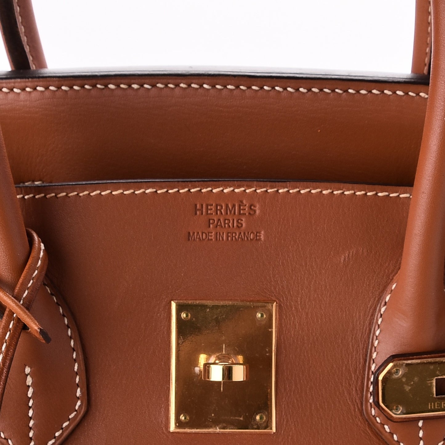 Natural Barenia Birkin 35 Fauve