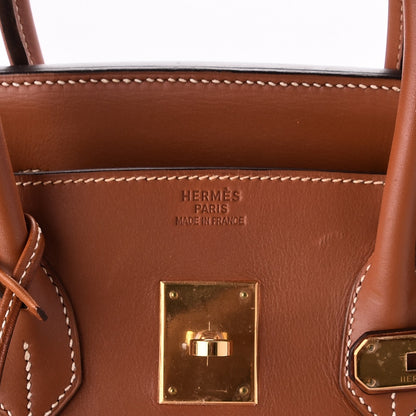 Hermes Natural Barenia Birkin 35 Fauve 10 of 23