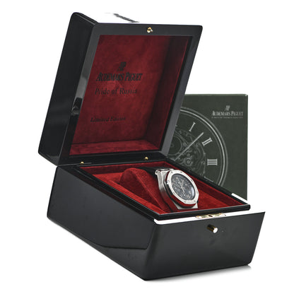 Audemars Piguet 18K White Gold Rubber 42mm Royal Oak Offshore Pride of Russia Automatic Watch Blue 26061BC.OO.D001CR.01 7 of 7