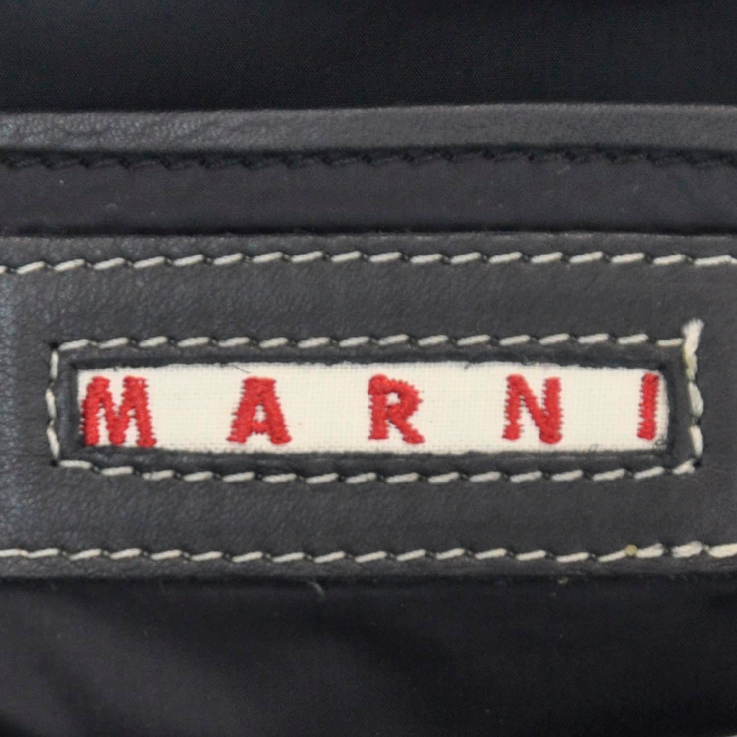 FASHIONPHILE MARNILeatherFrameShoulderBagBlack 7 of 7