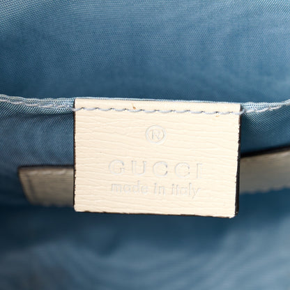 Gucci X YUKO HIGUCHI Canvas Calfskin GG Web Yuko Higuchi Print Small Ophidia Chain Shoulder Bag White 6 of 12