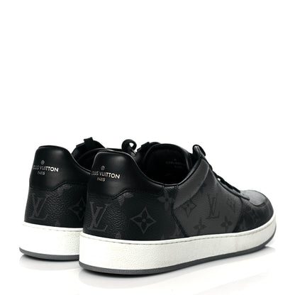 Louis Vuitton Reverse Monogram Eclipse Mens Rivoli Sneakers 8 Black 4 of 9
